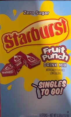 Fruit Punch Flavored Drink Mix Singles To Go!, Fruit Punch