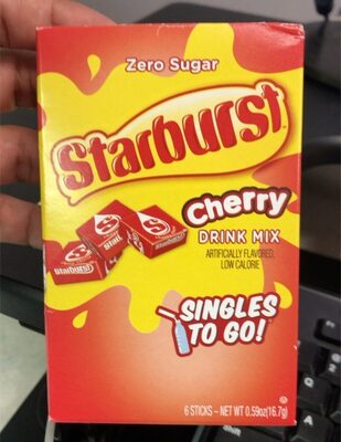 Cherry Flavored Drink Mix Singles To Go!, Cherry