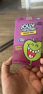 Green Apple Drink Mix Sticks, Green Apple