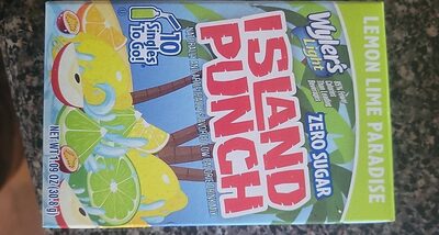Lemon Lime Paradise Zero Sugar Island Punch Low Calorie Drink Mix Singles To Go!, Lemon Lime Paradise