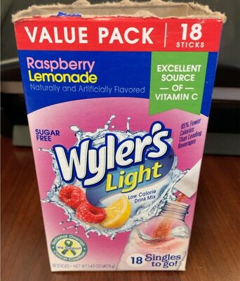Raspberry Lemonade Low Calorie Drink Mix Singles To Go!, Raspberry Lemonade