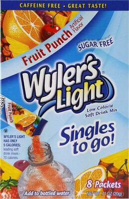 Fruit Punch Low Calorie Drink Mix Singles To Go!, Fruit Punch