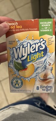 Peach Iced Tea Low Calorie Drink Mix Singles To Go!, Peach Iced Tea