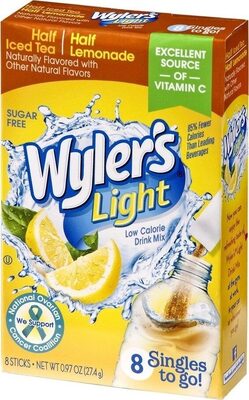 Low Calorie Drink Mix Singles To Go!, Half Iced Tea, Half Lemonade