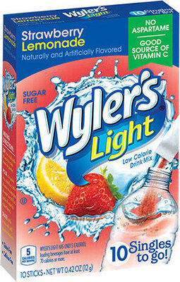 Wyler's Light, Drink Mix, Strawberry Lemonade