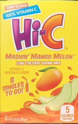 Mashin' Mango Melon Low Calorie Drink Mix, Mashin' Mango Melon