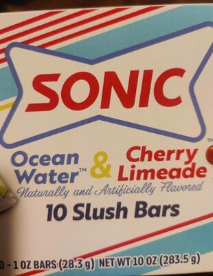 Ocean Water & Cherry Limeade Flavored Freezer Bars, Ocean Water & Cherry Limeade
