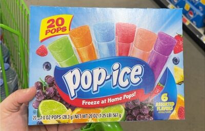 Assorted Flavored Pops, Assorted
