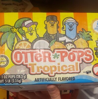 Four Tropical Flavors Ice Pops, Fruit Punch; Mango; Coconut; Tropicool
