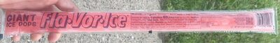 Assorted 6 Fruity Flavors Giant Ice Pops, Lemon Lime; Orange; Berry Punch; Strawberry; Tropical Punch; Grape
