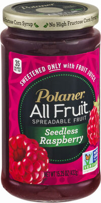 Seedless Raspberry Spreadable Fruit, Raspberry