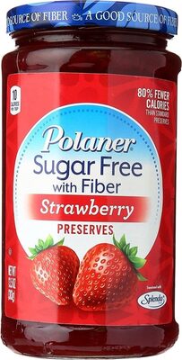 Sugar Free With Fiber Strawberry Preserves, Strawberry