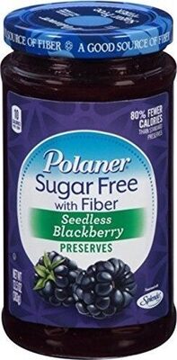 Sugar Free With Fiber Seedless Blackberry Preserves, Blackberry