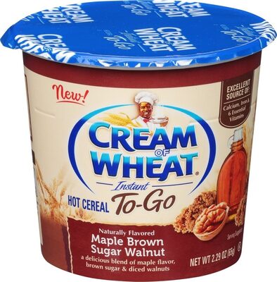 Maple Brown Sugar With Real Walnuts Instant Hot Cereal, Maple; Brown Sugar