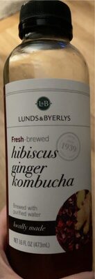 Hibiscus Ginger Kombucha, Hibiscus Ginger