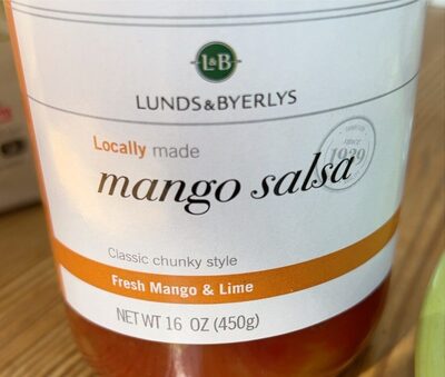 Classic Chunky Style Mango & Lime Salsa, Mango & Lime