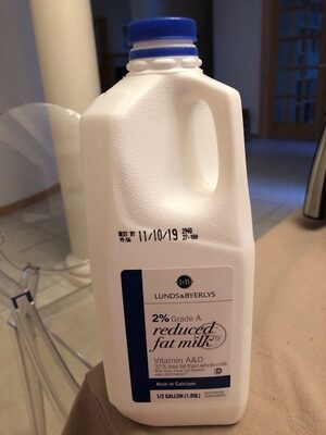 2% Reduced Fat Milk