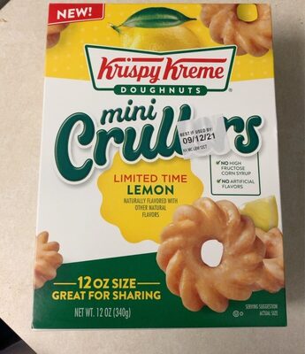 Lemon Mini Crullers Doughnuts, Lemon
