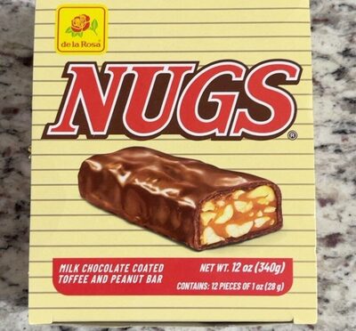 Milk Chocolate Coated Toffee And Peanut Bar, Milk Chocolate Coated Toffee And Peanut