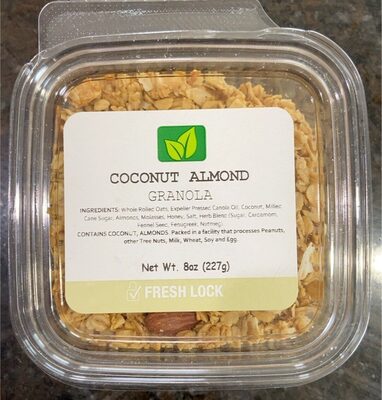 Coconut Almond Granola, Coconut Almond