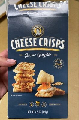 Sesame Gruyere Cheesecrisps, Sesame Gruyere