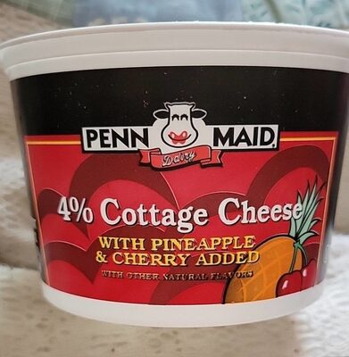4% Cottage Cheese With Pineapple & Cherry Added, Pineapple & Cherry Added
