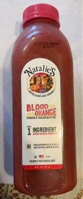 Blood Orange Squeezed Fresh Gourmet Pasteurized Juice, Blood Orange