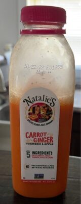 Gourmet Pasteurized Juice, Carrot Ginger