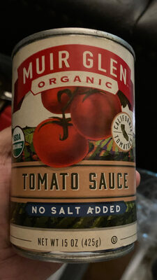 Muir Glen Organic Canned Tomato Sauce with No Salt Added