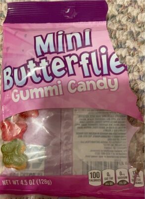 Mini Butterflies Gummi Candy, Mini Butterflies