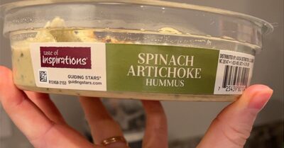 Spinach Artichoke Hummus, Spinach Artichoke