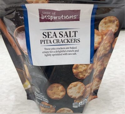 Sea Salt Pita Crackers, Sea Salt