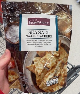Sea Salt Naan Crackers, Sea Salt
