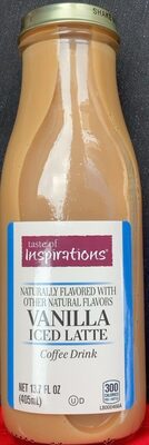 Vanilla Iced Latte Flavored Coffee Drink, Vanilla