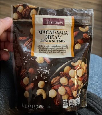Macadamia Dream Blend Of Buttery Macadamias, Crunchy Almonds, Delicate Cashews And Flavorful Pecans, All Small-Batch Roasted And Seasoned To Perfection With Sea Salt Snack Nut Mix, Macadamia Dream