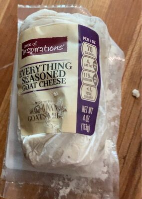 Everything Seasoned Goat Cheese, Everything