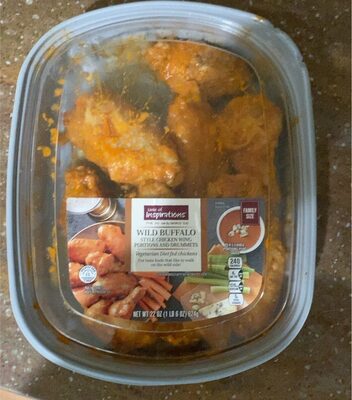 Wild Buffalo Style Chicken Wing Portions And Drummets, Wild Buffalo Style