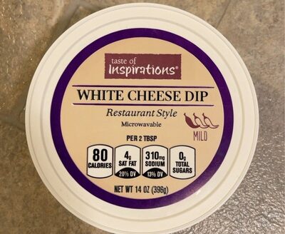 Mild Restaurant Style White Cheese Dip, Mild Restaurant Style