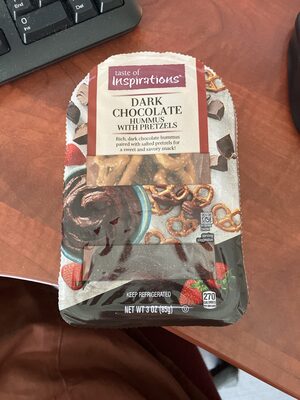Dark Chocolate Hummus With Pretzels, Dark Chocolate