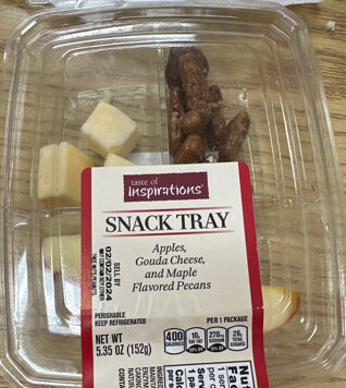 Apples, Gouda Cheese, And Maple Flavored Pecans Snack Tray, Gouda And Maple