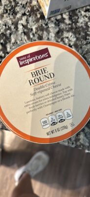 Brie Round Double Creme Soft-Ripened Cheese