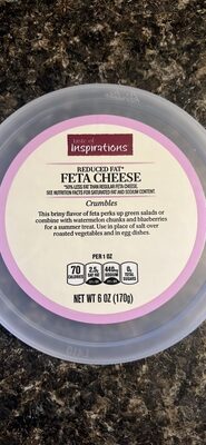 Reduced Fat Feta Cheese Crumbled