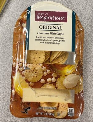 All Natural Hummus With Chips, Original