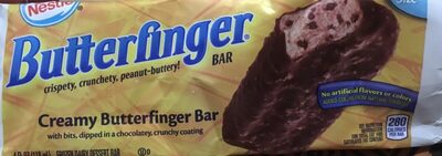Creamy Butterfinger Frozen Dairy Dessert Bar, Chocolatey Crunchy Coating