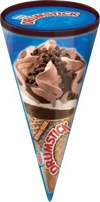 Triple Chocolate King Size Frozen Dairy Dessert Cone, Triple Chocolate