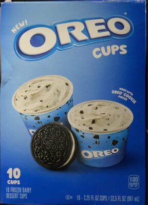 Oreo Frozen Dairy Dessert Cups, Oreo