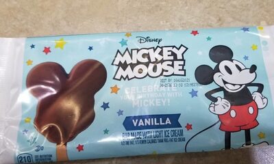 Vanilla Light Ice Cream With Chocolatey Coating Flavored Mickey's Premium Bars, Vanilla