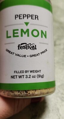 Pepper, Lemon