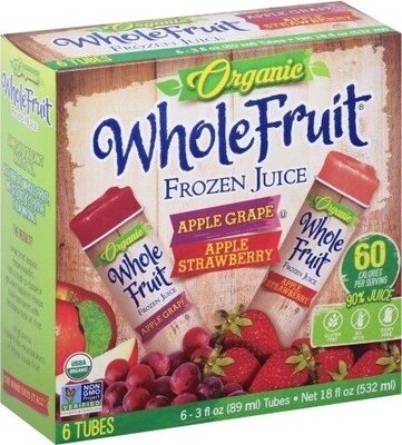 Grape & Strawberry Frozen Pop, Grape & Strawberry