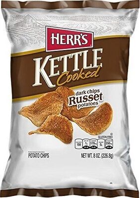 Kettle Cooked Dark Chips Russet Potato Chips
